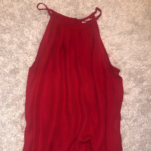 Alya Red Tank Top - Picture 2 of 2